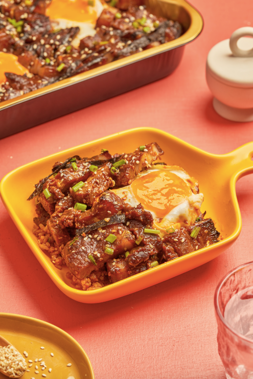 Premium Korean Pork Belly BBQ with Winning Rice